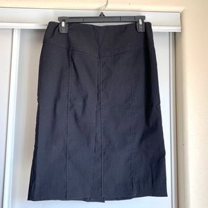 Sexy black bodycon pencil skirt